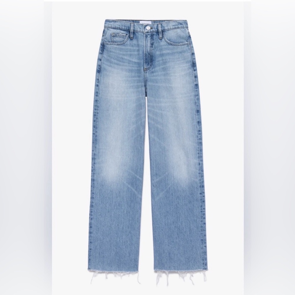 Frame High'N'Tight Wide Leg Blue Women's Jeans - sz 28